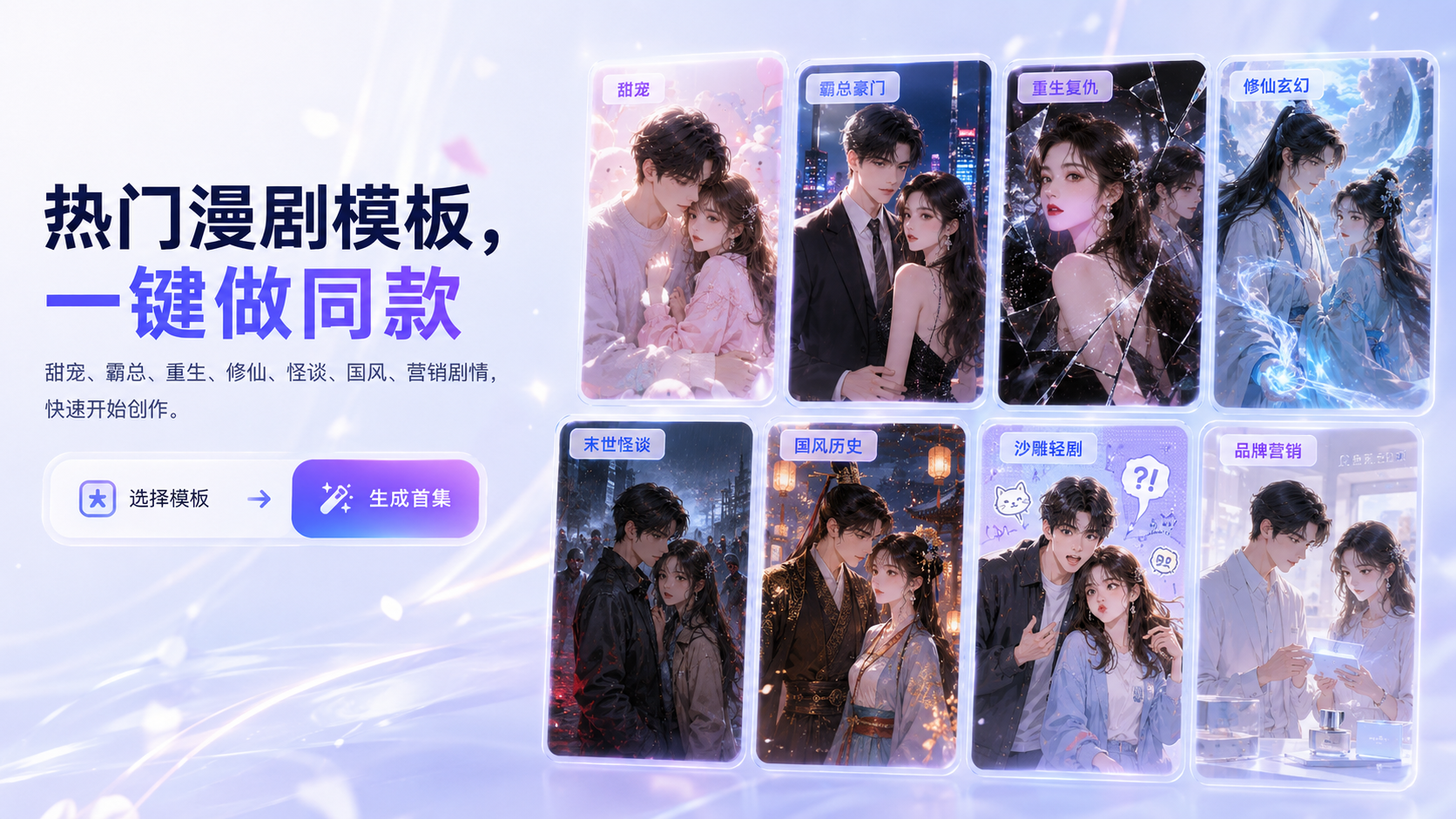 热门漫剧模板主图